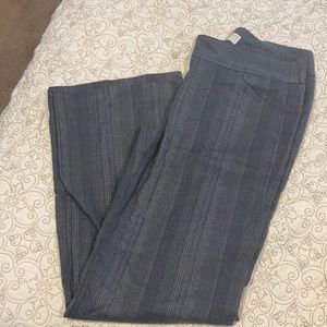 Michael Kors slacks / grey & silver pin striped